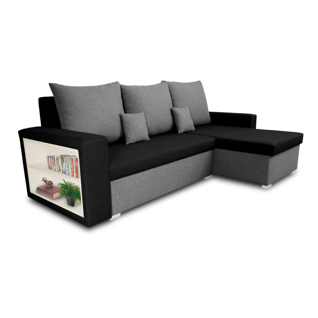 Černá/světle šedá