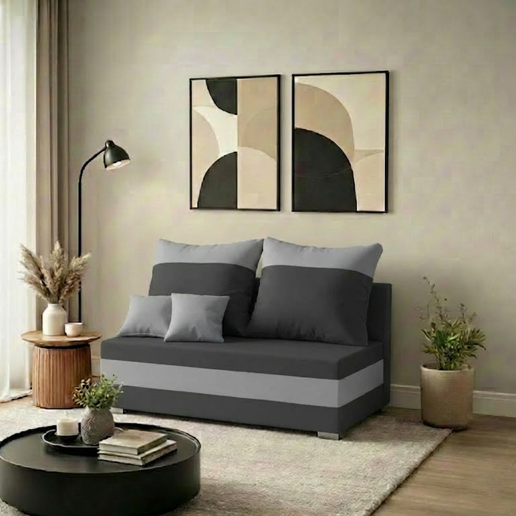Tmavě šedá/světle šedá