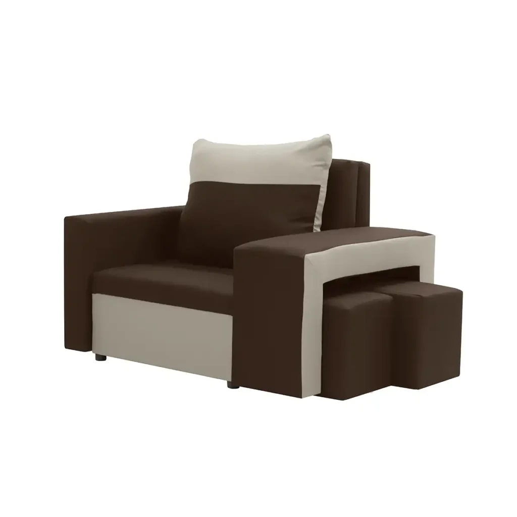 Tmavě hnědá/krémová