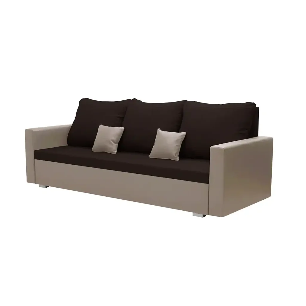 Tmavě hnědá/béžová