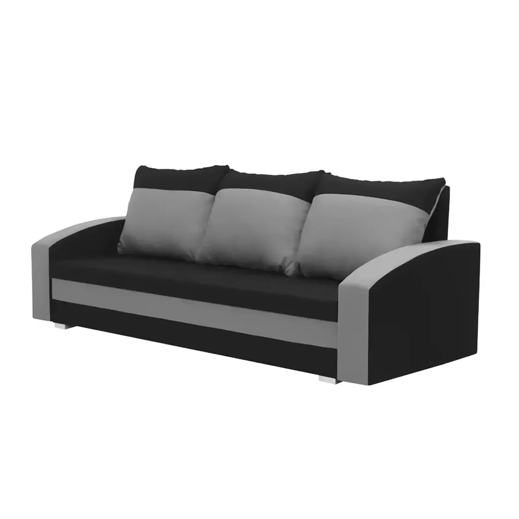 Černá/světle šedá